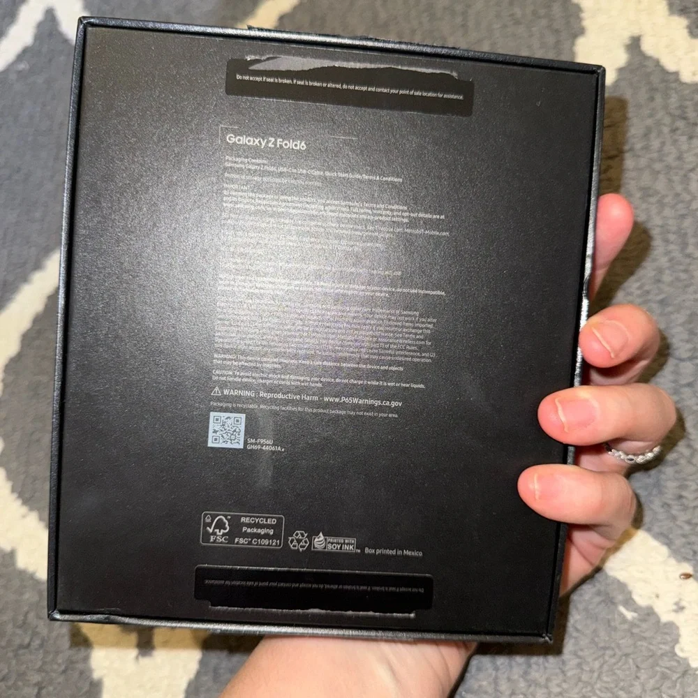 Samsung Galaxy Z Fold6 BOX ONLY